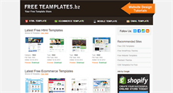 Desktop Screenshot of freetemplates.bz